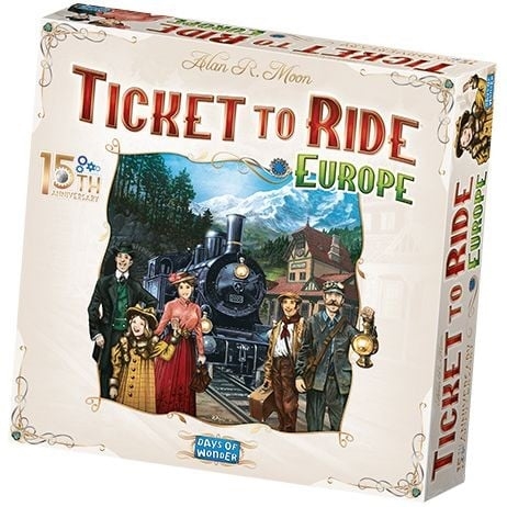 Ticket To Ride - Europe - 15th anniversary - Brætspil